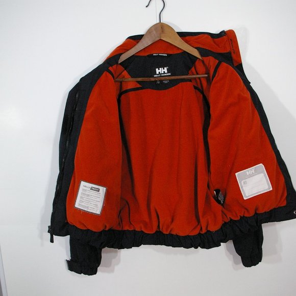 Helly Hansen HH Womens Winter Jacket Sz M Black Reflective HellyTech Full Zip - Picture 8 of 11